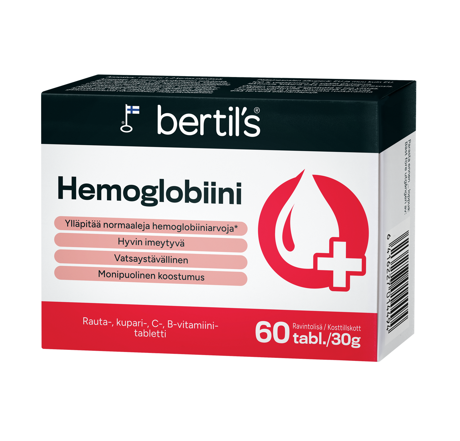 Bertil's Hemoglobiini 60 tabl.