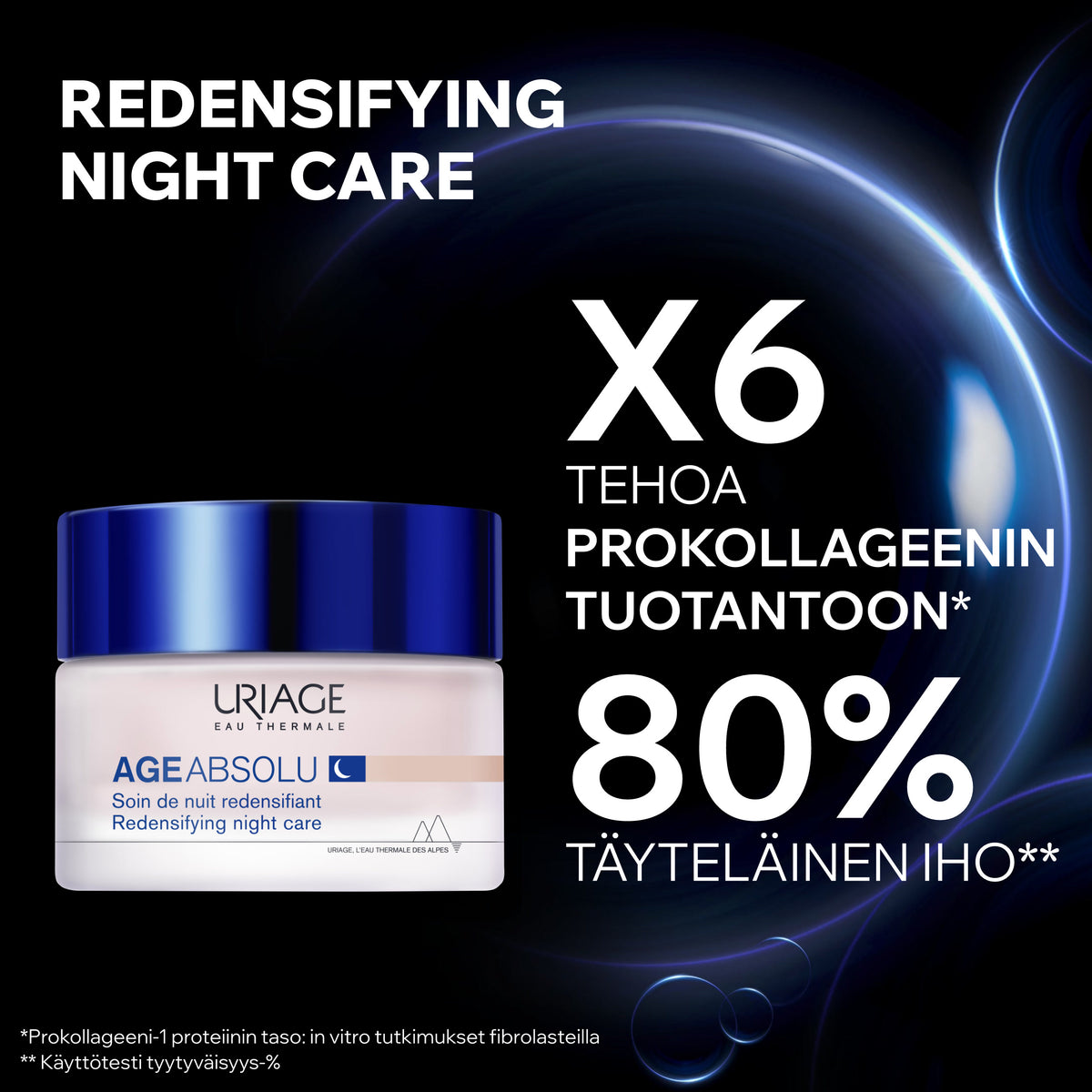 Uriage Age Absolu Redensifying Night Care uudistava yövoide 50ml