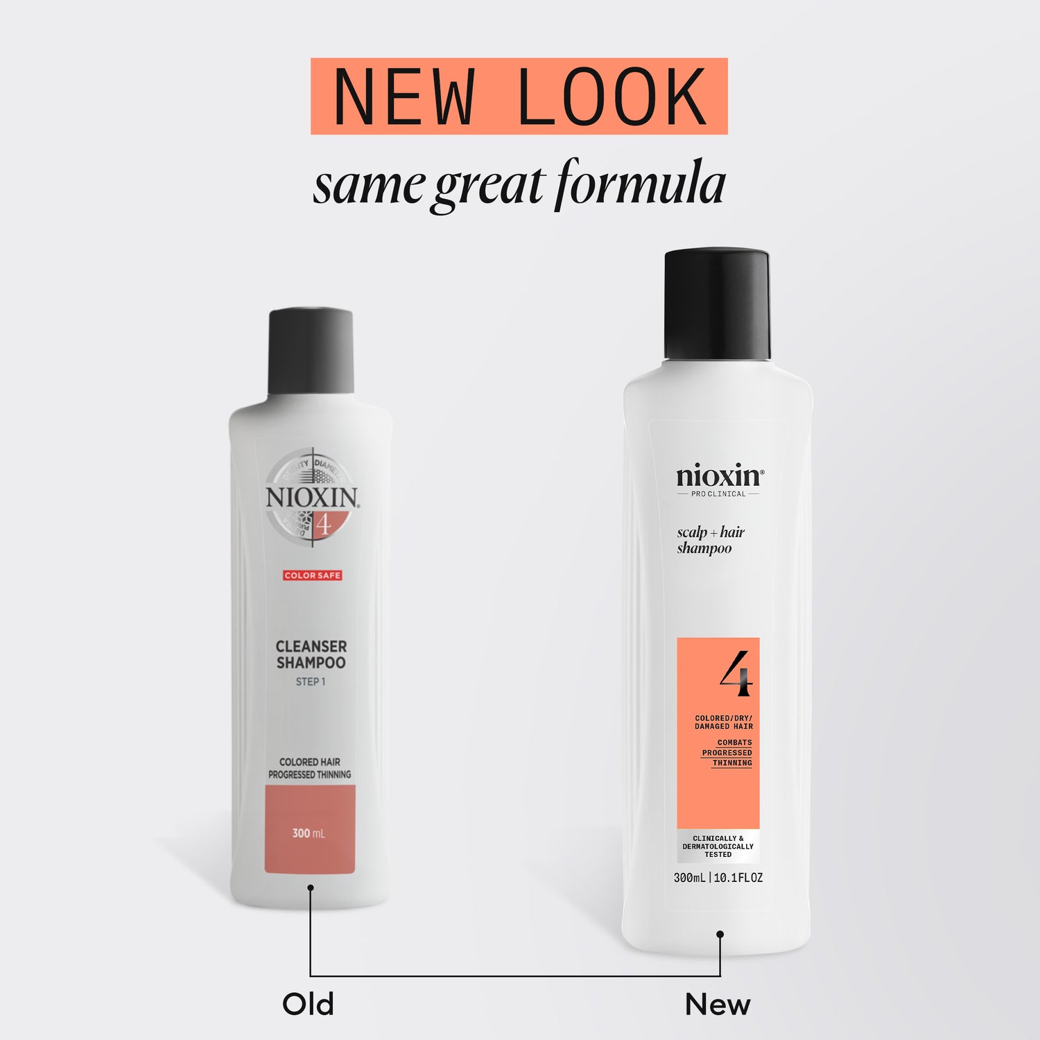 Nioxin System 4 Shampoo for Colored Thinning Hair 300 ml - Shampoo selvästi ohentuneille, värjätyille hiuksille
