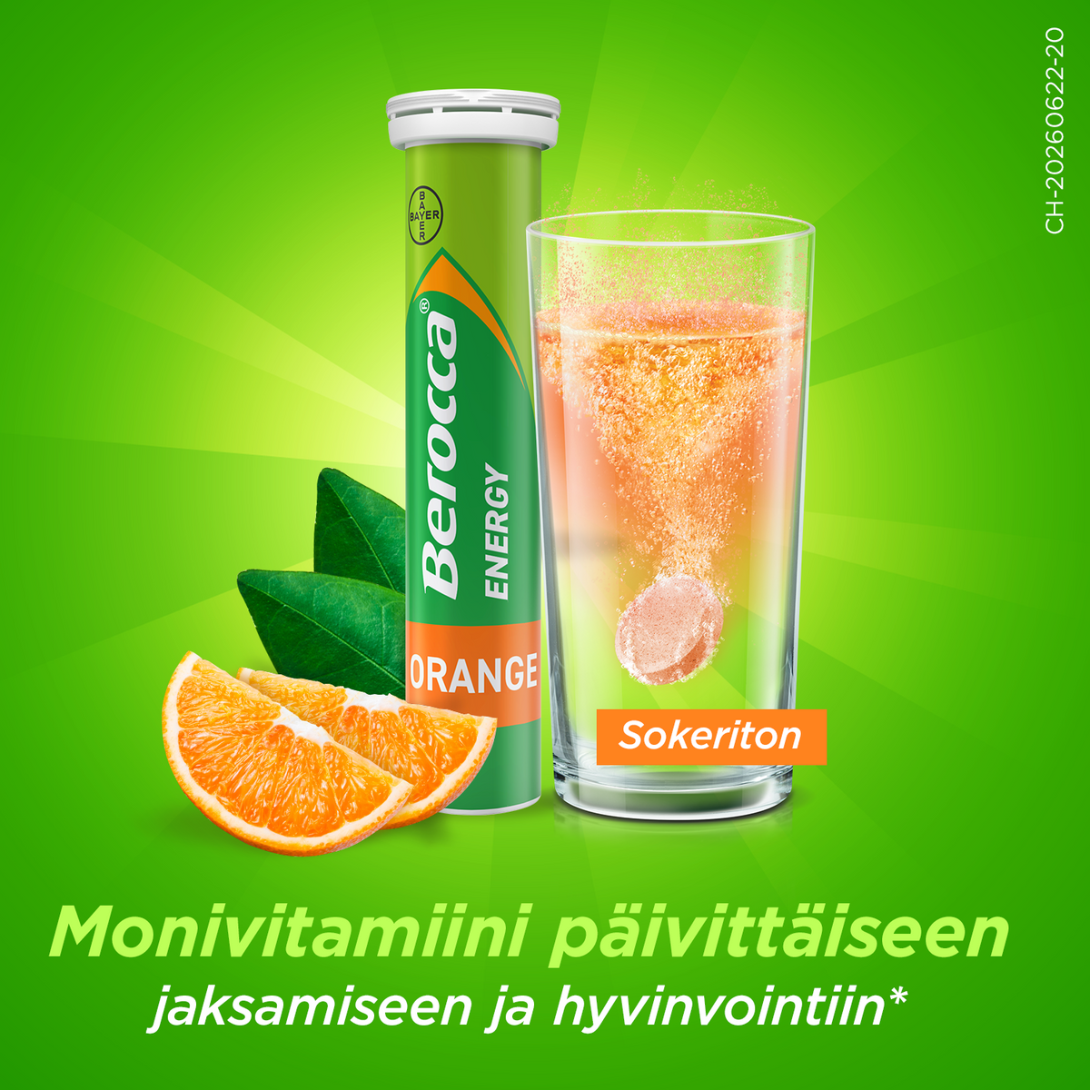 Berocca Energy Orange poretabletti -eri kokoja