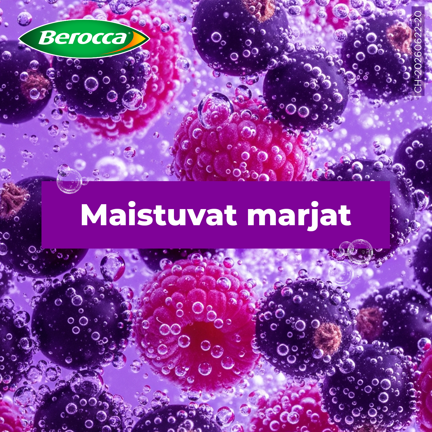 Berocca Energy Cassis & Berries 45 poretablettia