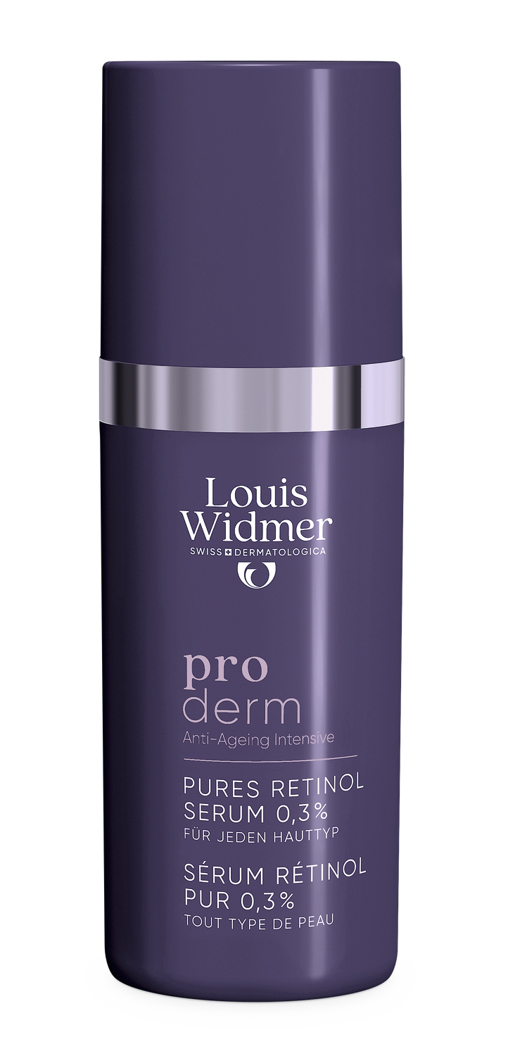 Louis Widmer proderm Pure Retinol Serum 0,3% retinoliseerumi ikääntymisen merkkeihin 30 ml