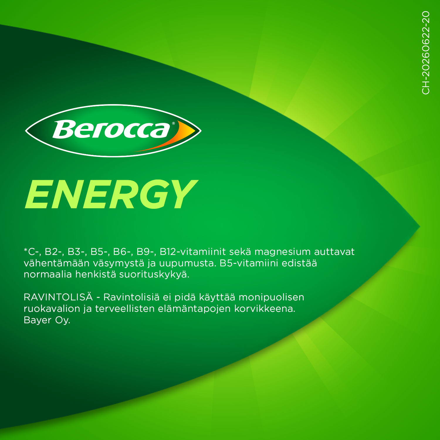 Berocca Energy Cassis & Berries 45 poretablettia