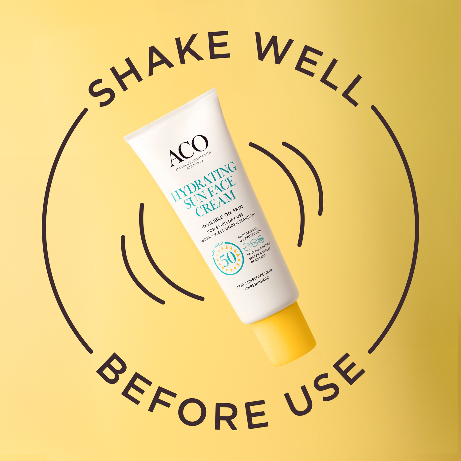 ACO Sun Face Hydrating Cream SPF50 kosteuttava aurinkovoide kasvoille 40 ml