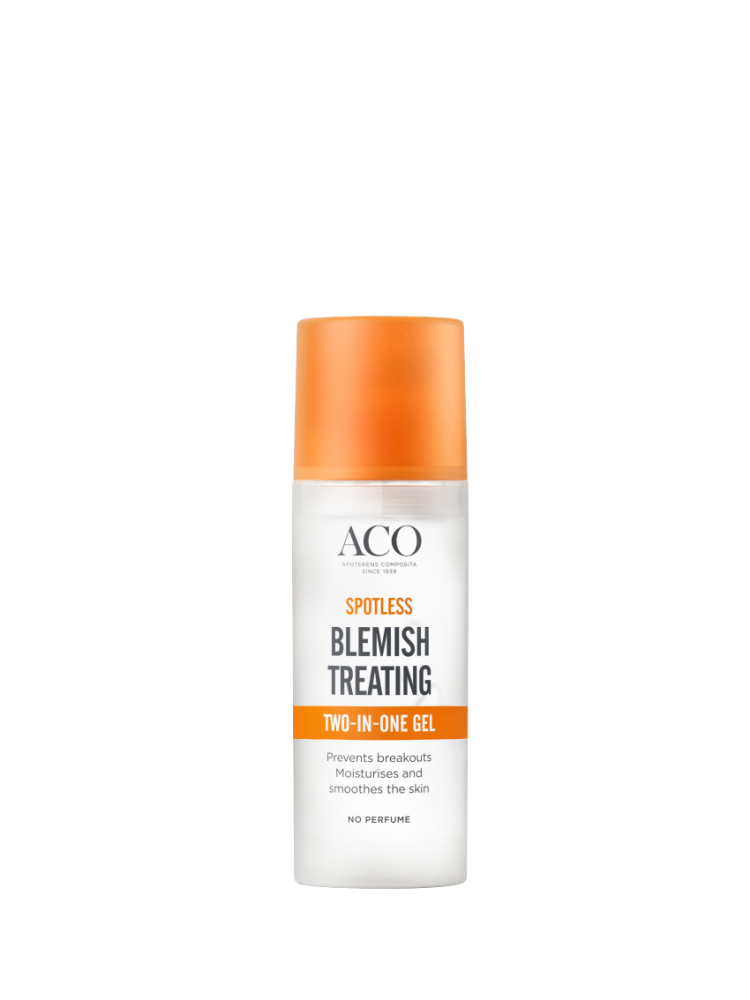 ACO Spotless Two-In-One Blemish Treating kosteuttava ja hoitava geeli 50 ml