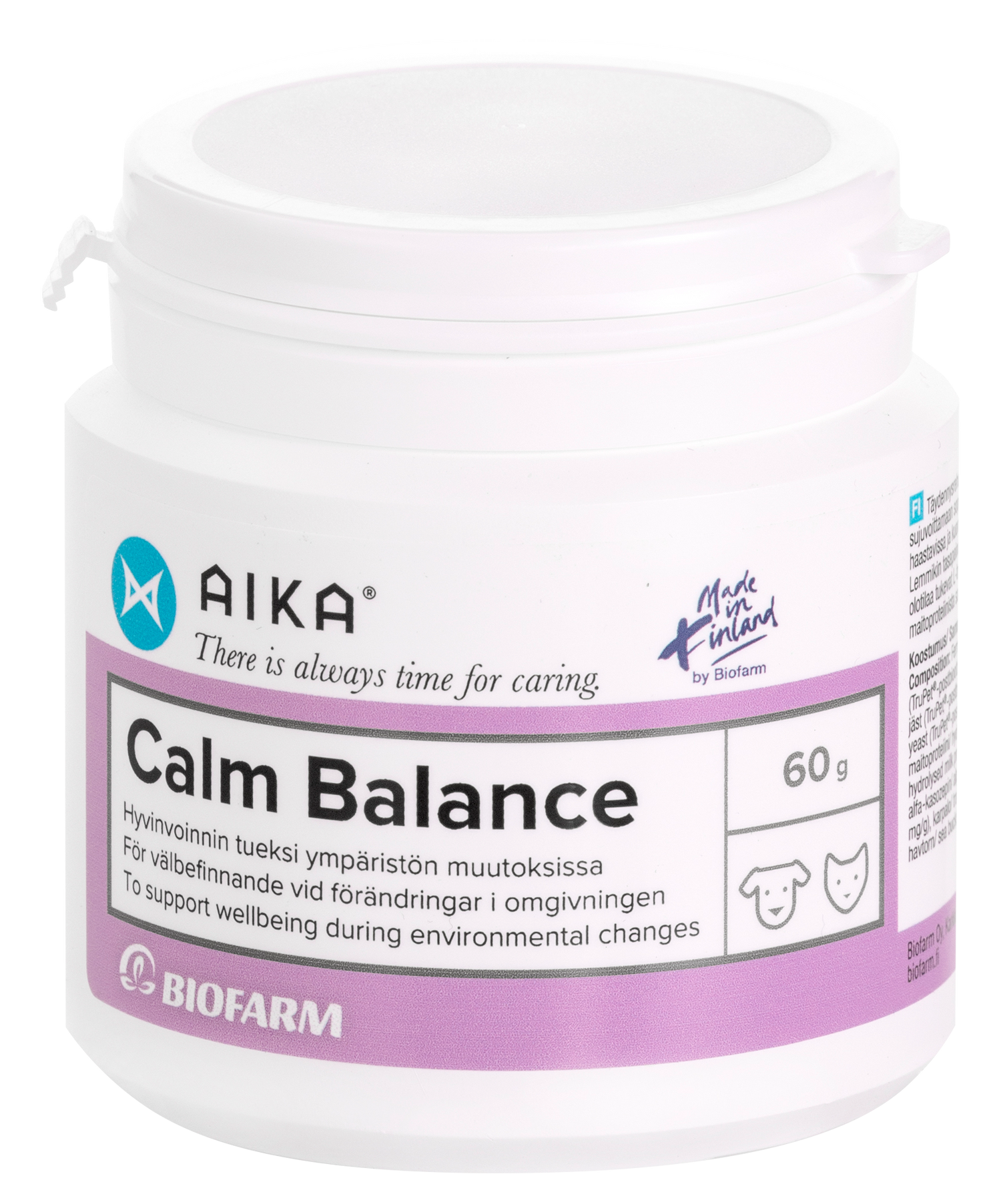 AIKA Calm Balance 60g - täydennysrehu koirille ja kissoille