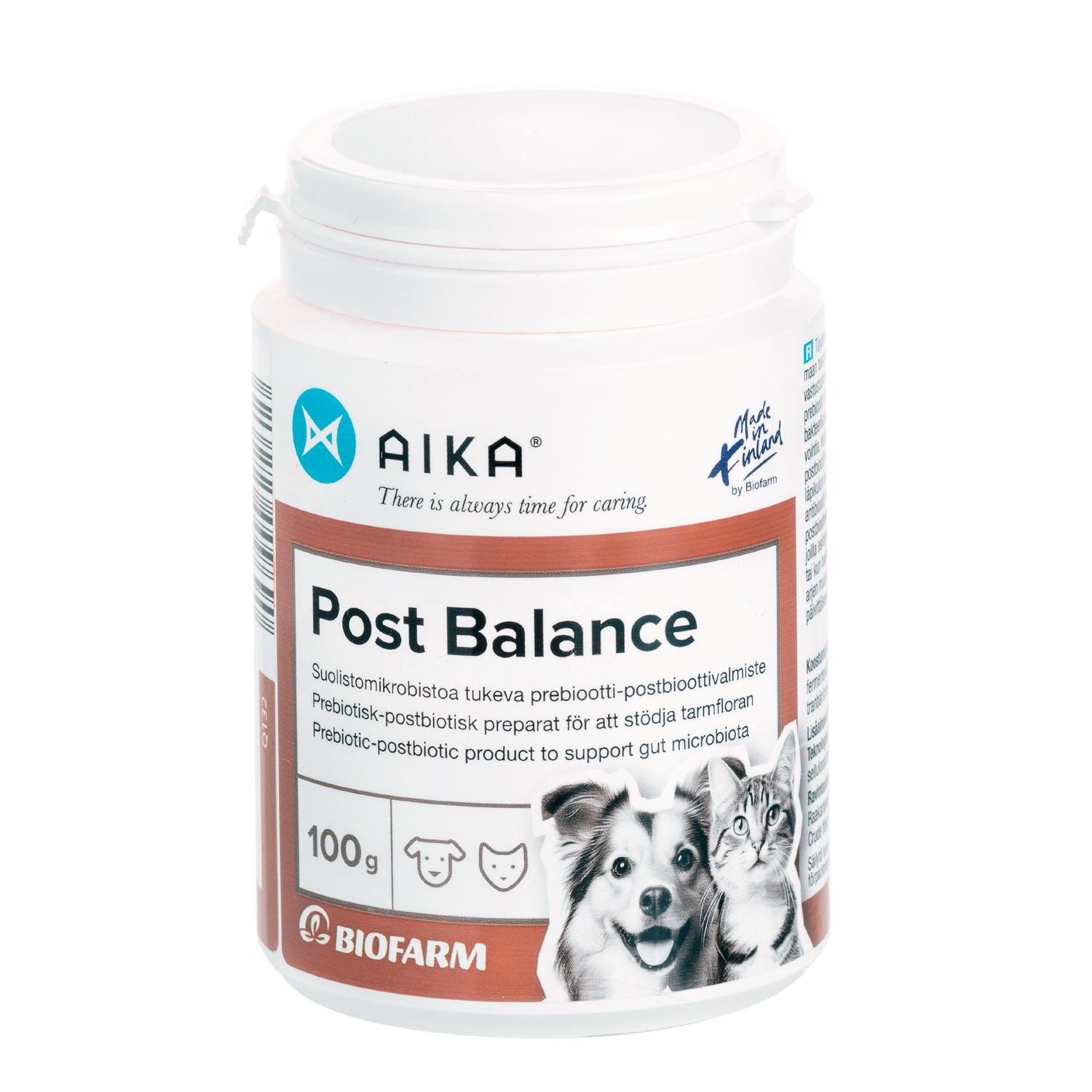 AIKA Post Balance 100g - prebiootti-postbioottivalmiste koirille ja kissoille