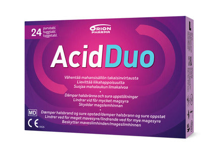 AcidDuo 24 purutablettia närästyksen hoitoon