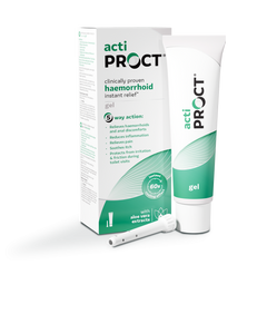 ActiProct geeli + asetin 30 g -Peräpukamien oireisiin - Apteekkiplus.fi
