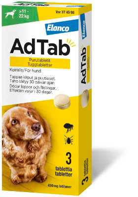 AdTab purutabletit koiralle 3 tabl
