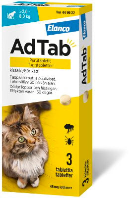 AdTab purutabletit kissalle 3 tabl