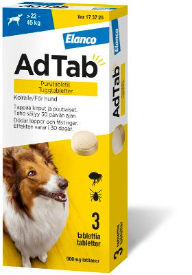 AdTab purutabletit koiralle 3 tabl
