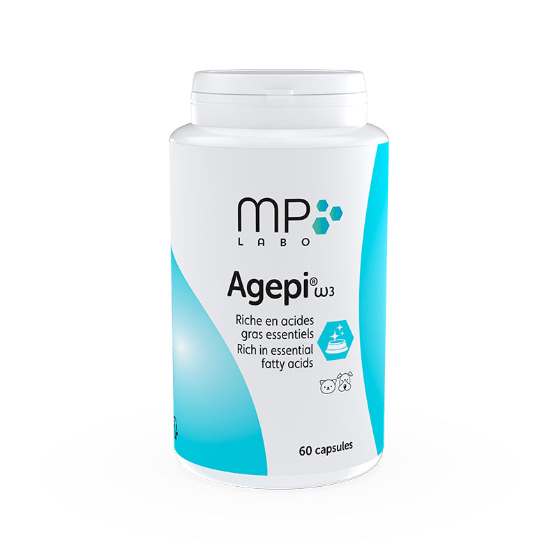 Agepi® omega-3 kapselit kissoille ja koirille 60 kaps