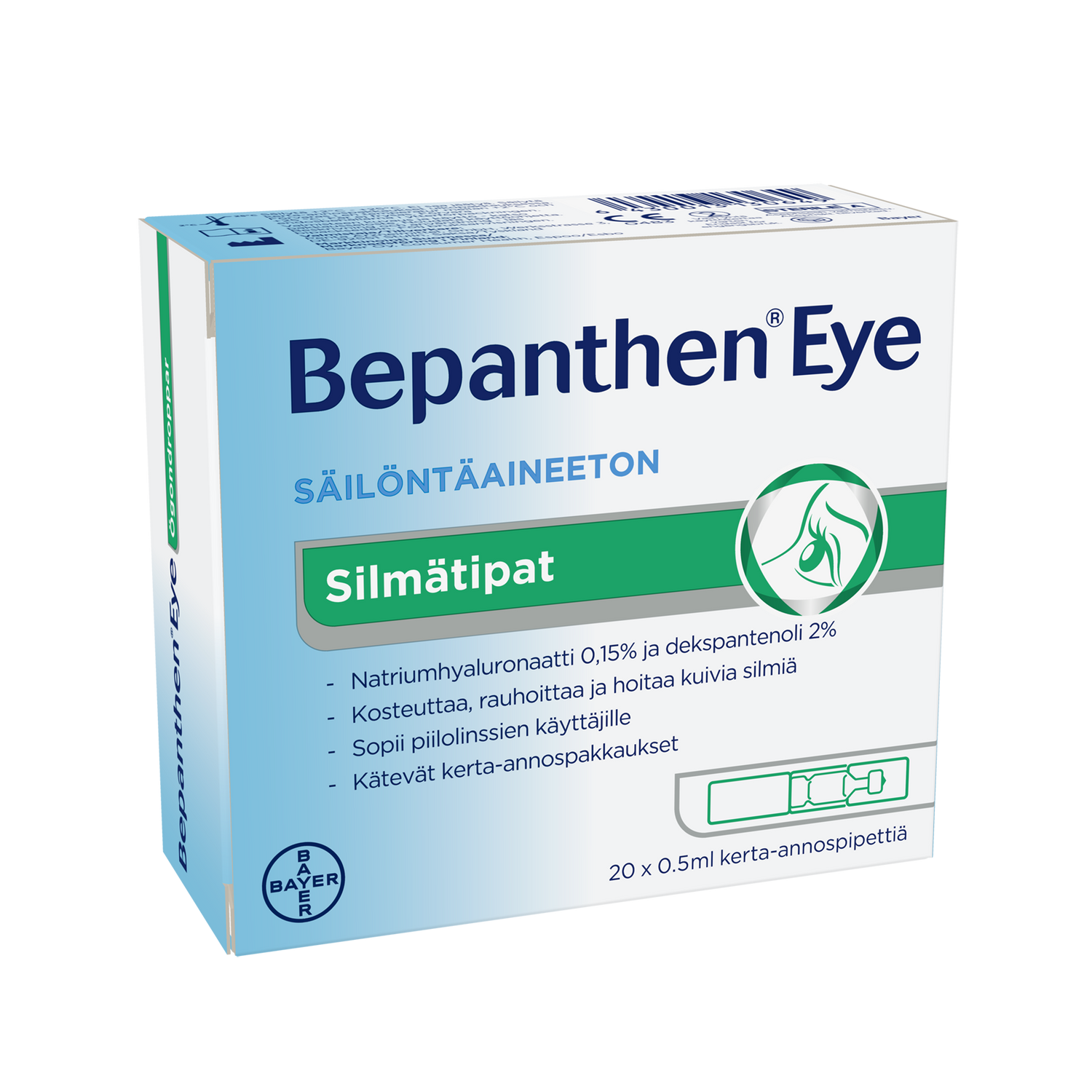 Bepanthen Eye silmätipat 20 x 0,5 ml