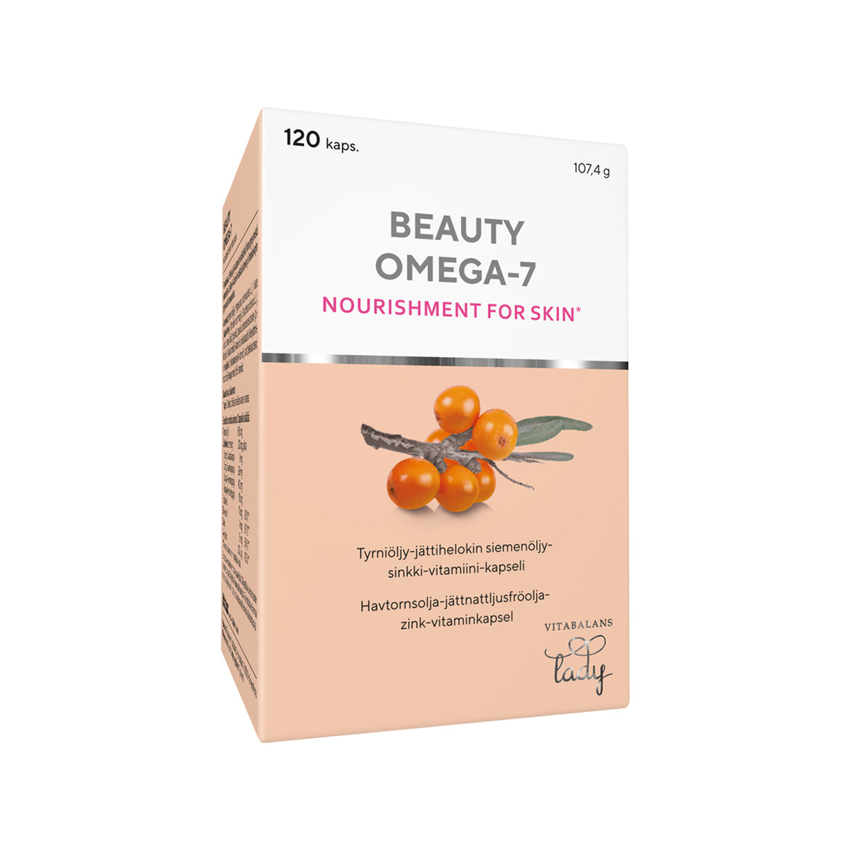 Beauty Omega-7 120 kapselia