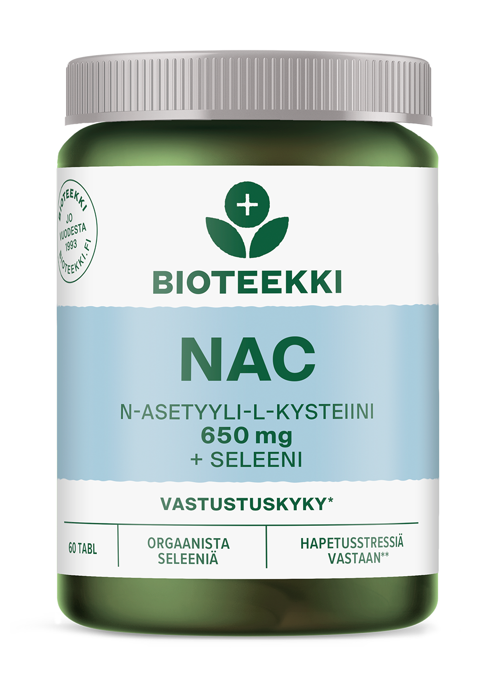 Bioteekki NAC + Seleeni tabletti 60 kpl
