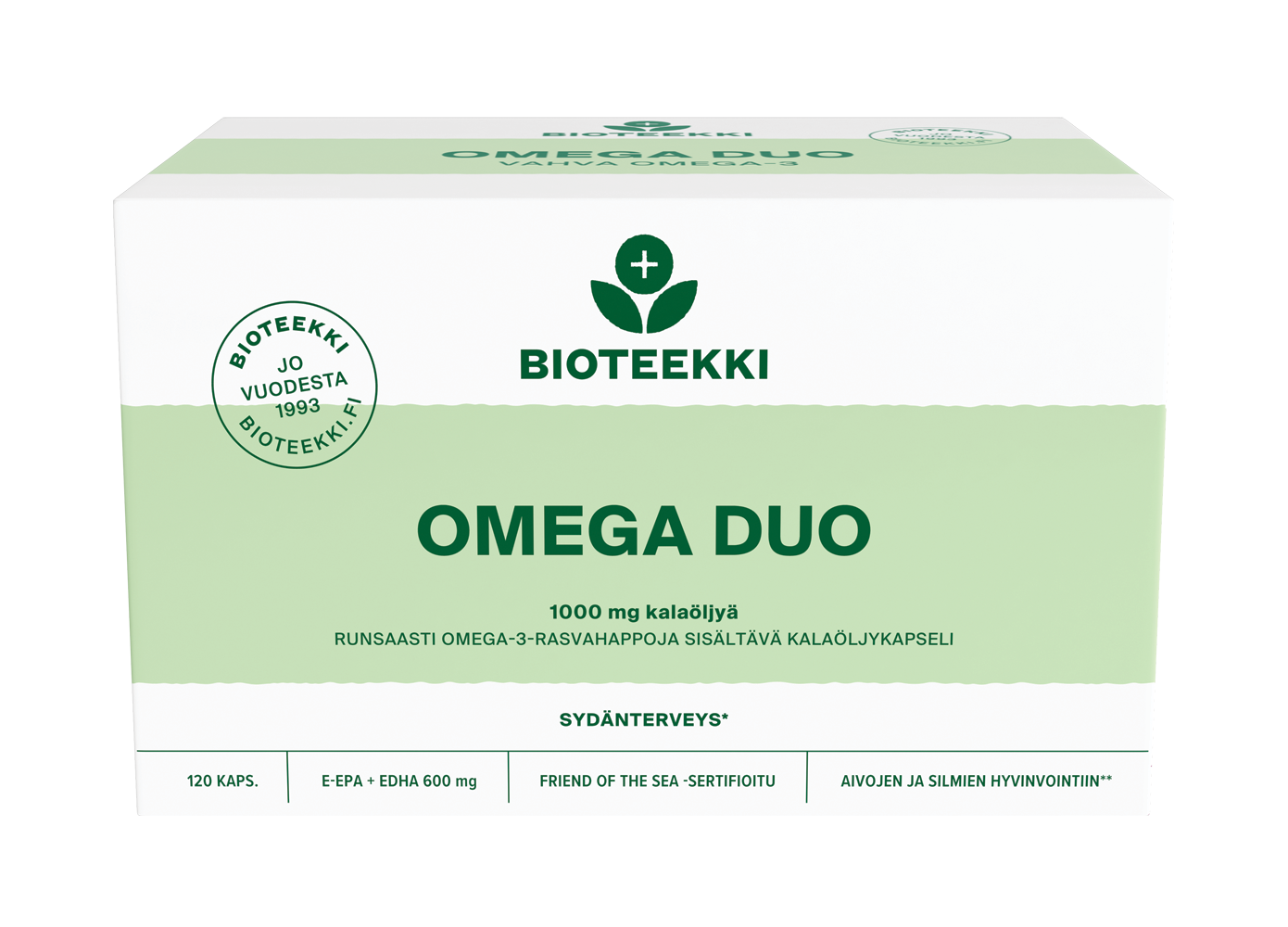 Bioteekki Omega Duo kapseli 120 kpl