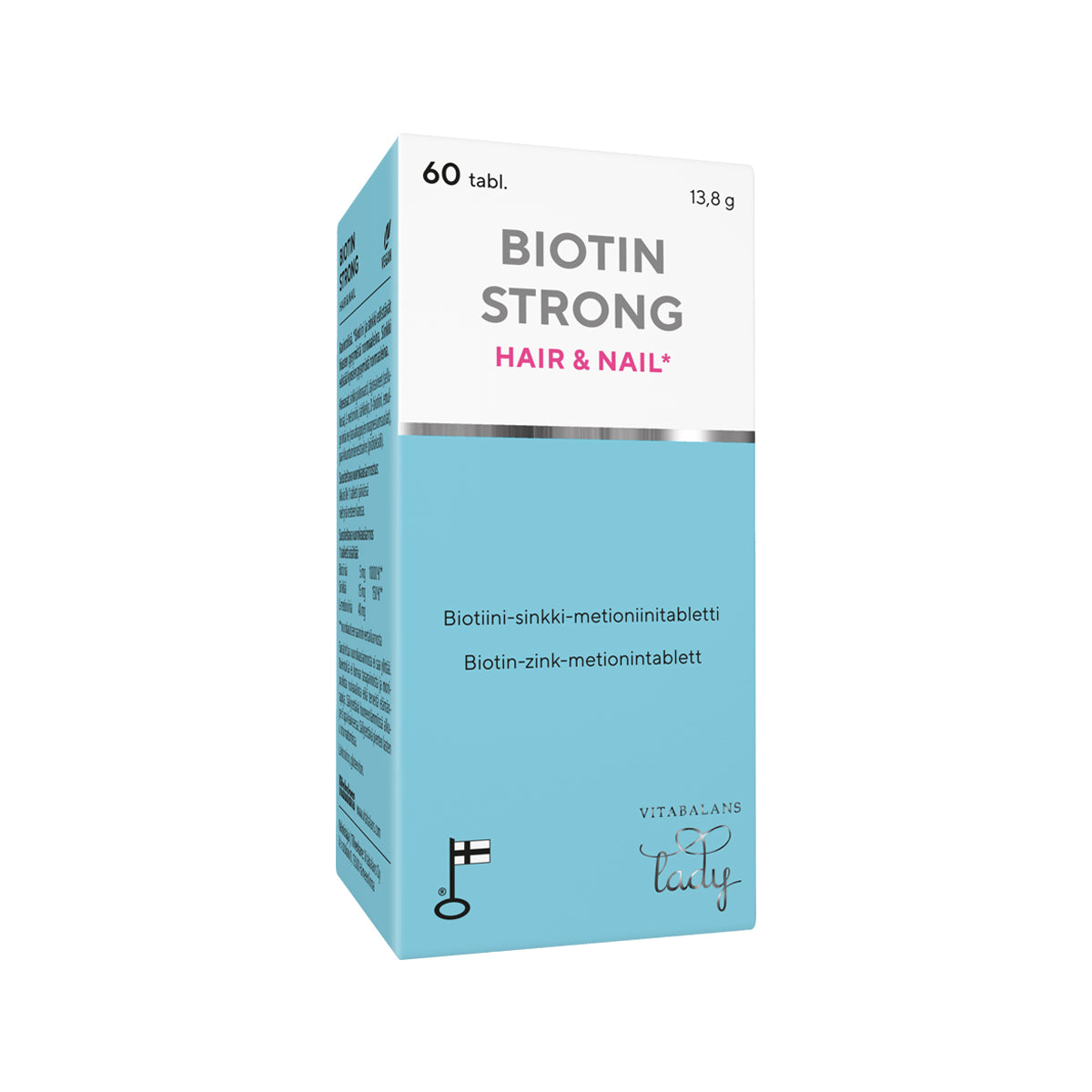 Biotin Strong Hair & Nail 60 tablettia