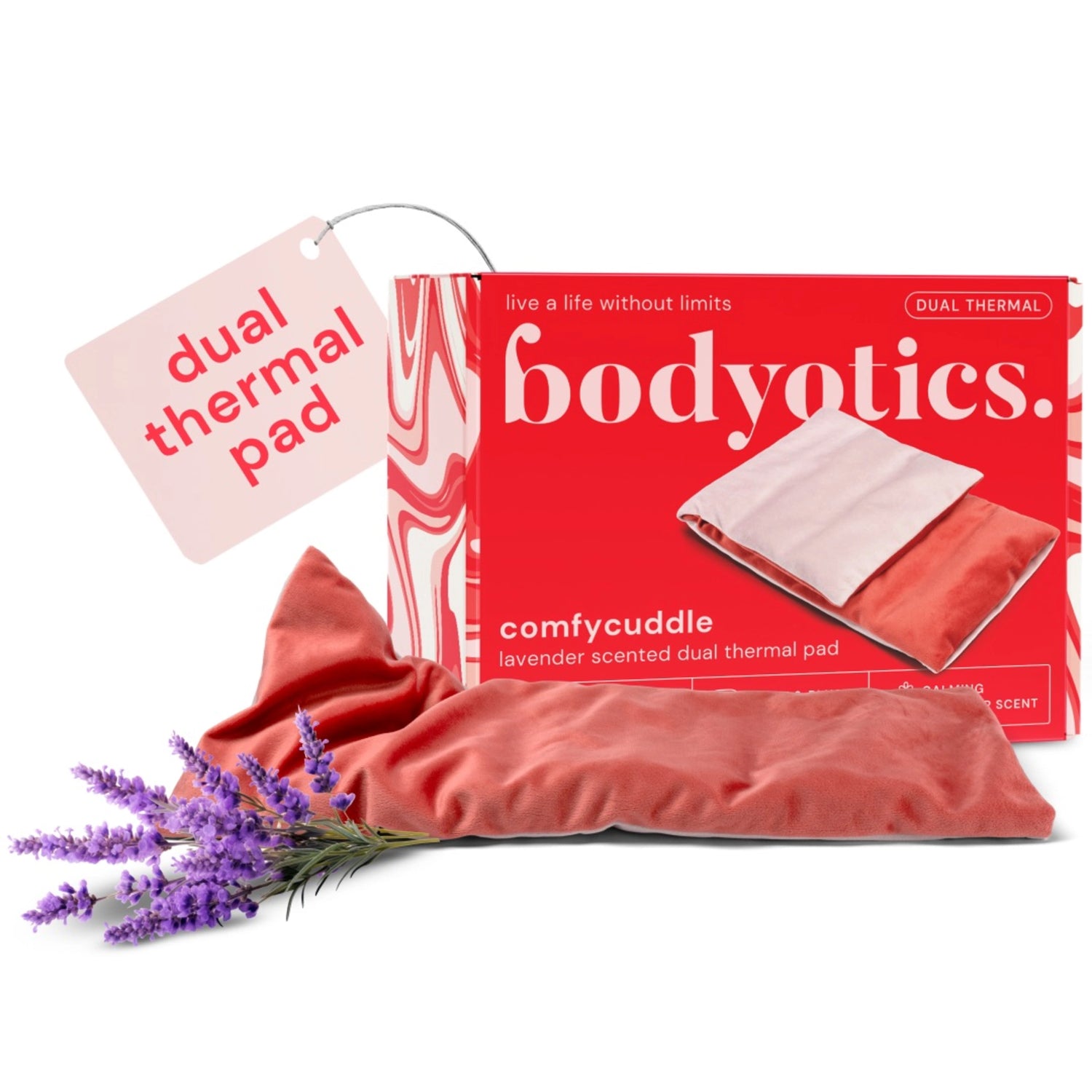 Bodyotics Comfycuddle Dual Thermal Pad lämpötyyny kuukautiskipuihin