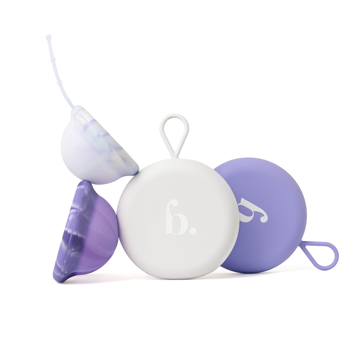 Bodyotics Comfydisc Kuukautislevyt narulla S & L - Violetti