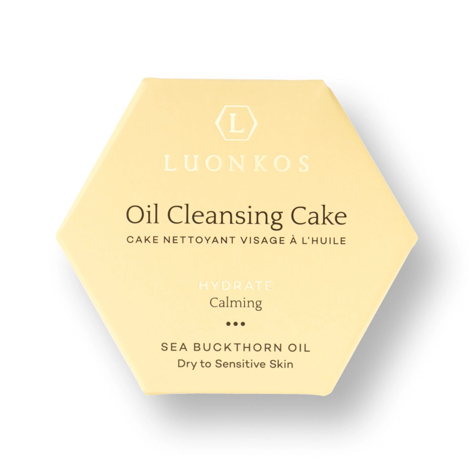 Luonkos Hydrate Facial Oil Cleansing Cake öljypuhdistuskakku herkälle iholle 55 g