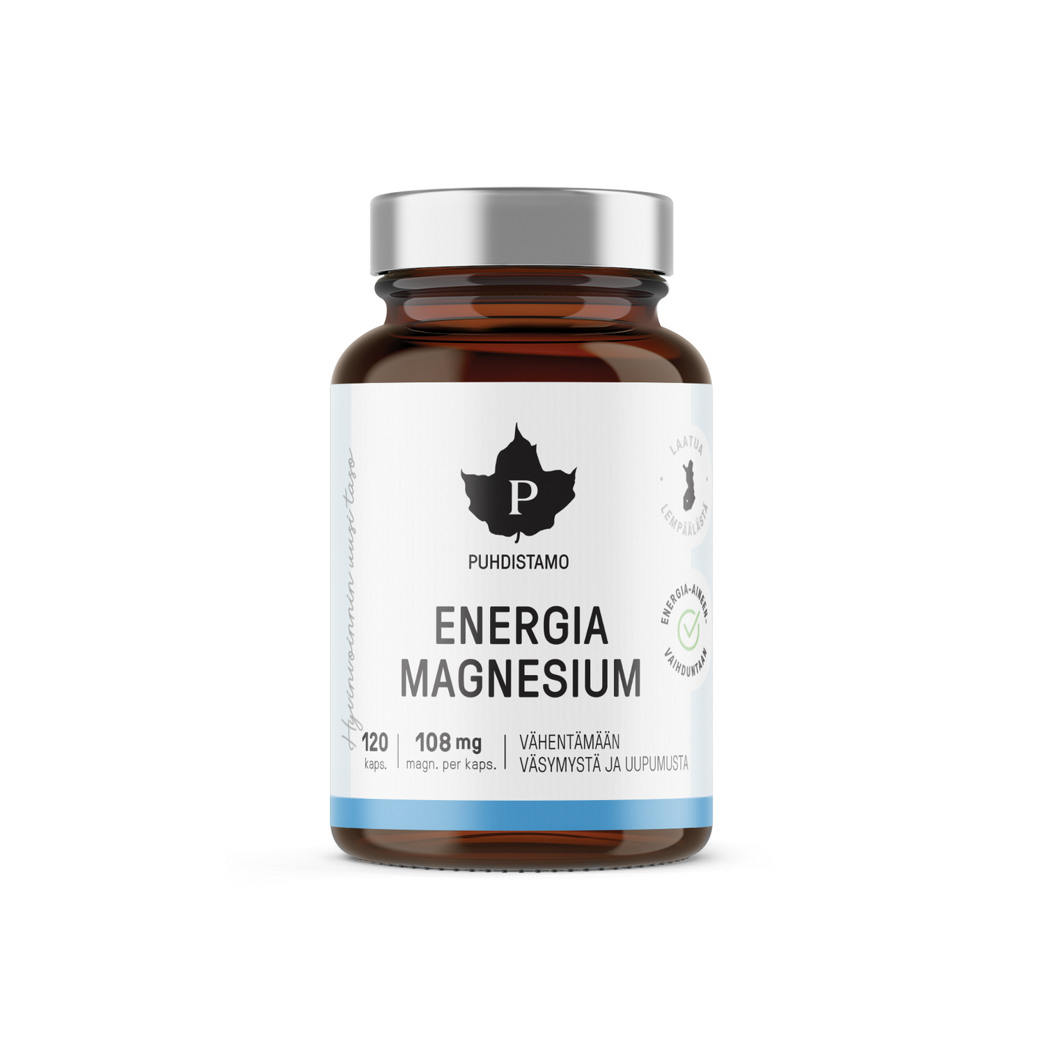 Puhdistamo Energia Magnesium 120 kaps