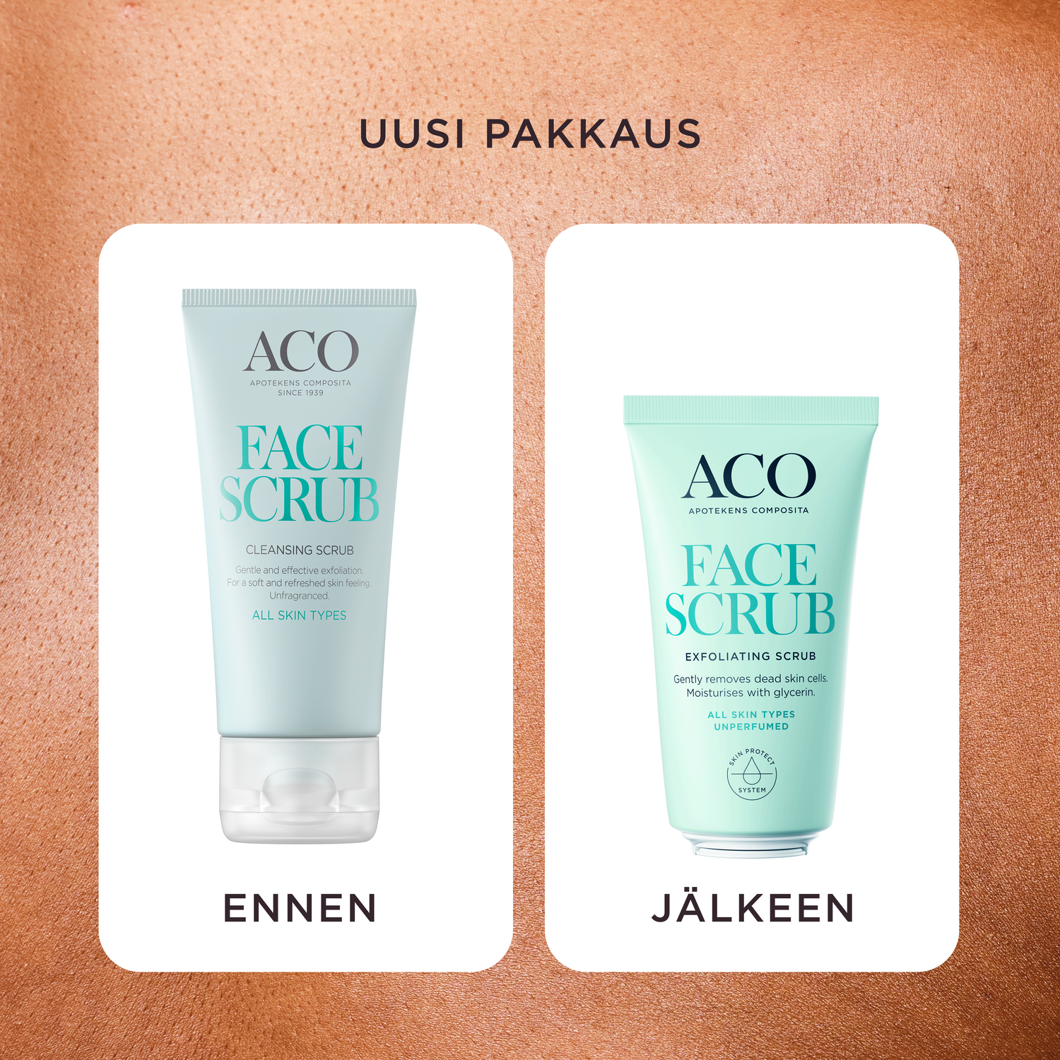 ACO Face DC Exfoliating Gentle Scrub 50 ml Hajusteeton