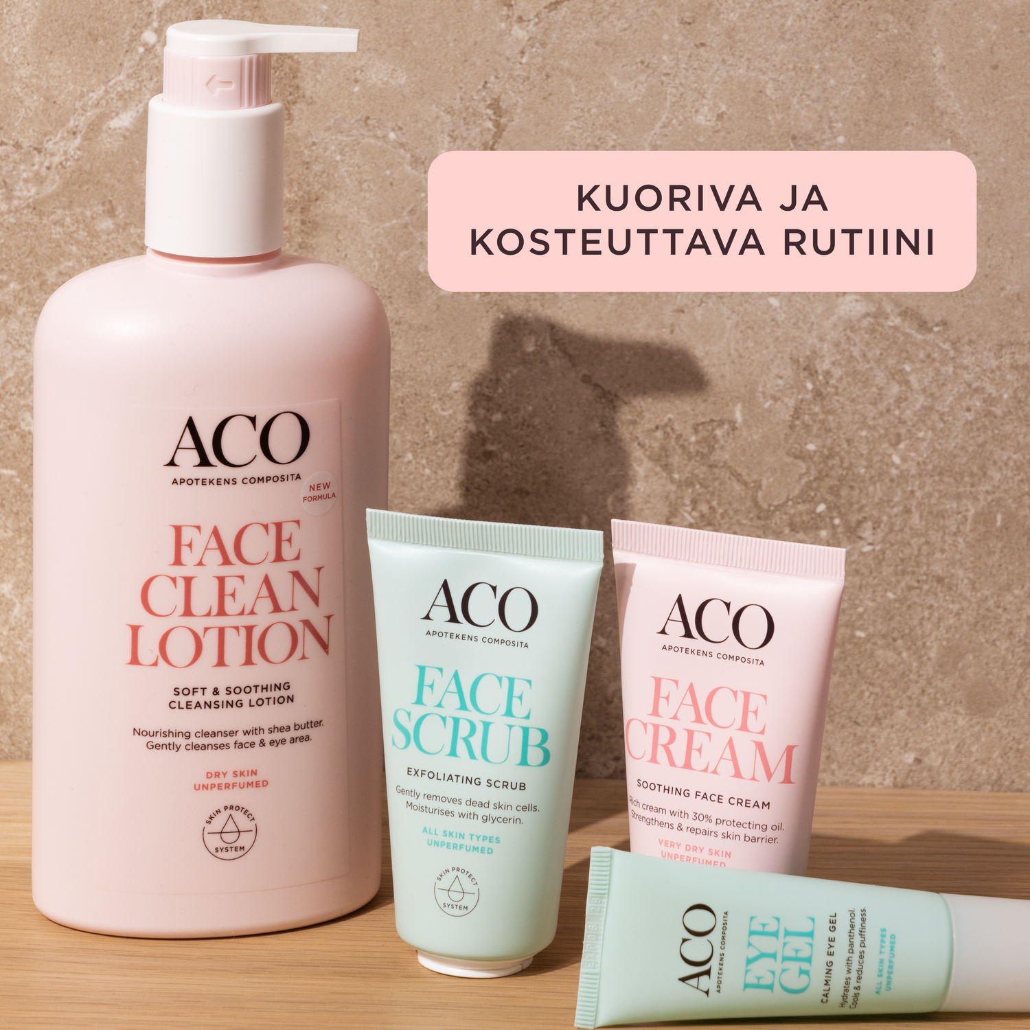 ACO Face DC Exfoliating Gentle Scrub 50 ml Hajusteeton
