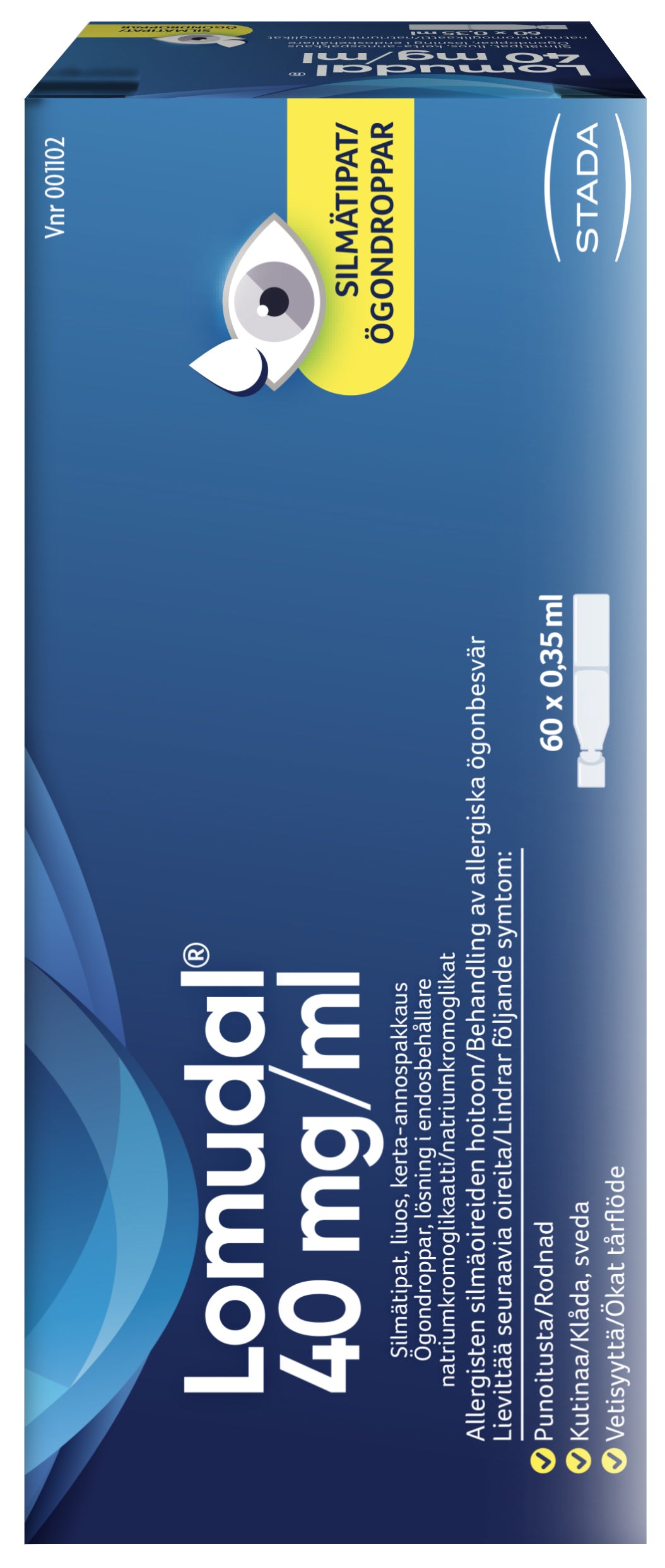 Lomudal 40 mg/ml - eri kokoja