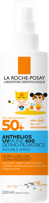 LA ROCHE-POSAY ANTHELIOS UVMUNE 400 LASTEN AURINKOSUOJASUIHKE SPF50+ 200 ML