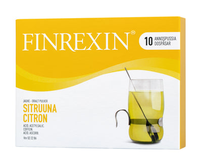 Finrexin Sitruuna flunssalääke annosjauhe