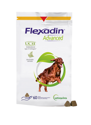 Flexadin Advanced -nivelravinne koirille -Eri pakkauskokoja