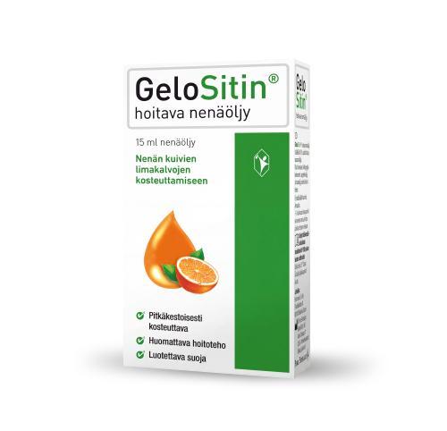 GeloSitin hoitava nenäöljy 15 ml -kosteuttamaan nenän limakalvoja