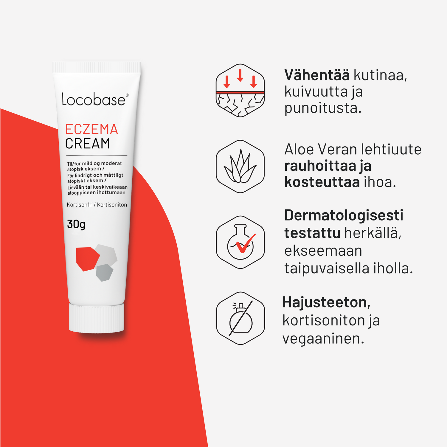 Locobase Eczema Cream 30 / 60 g - Apteekkiplus.fi