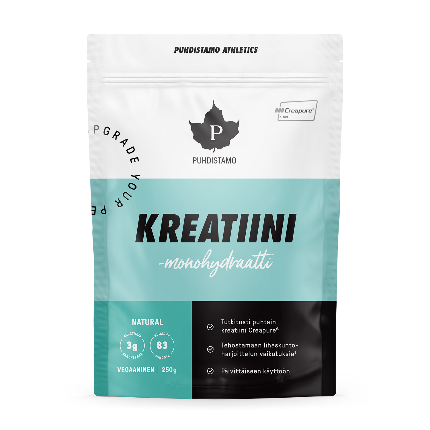 Puhdistamo Athletics Kreatiini-monohydraatti 250g
