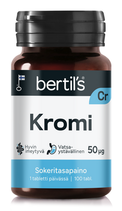 Bertil's Kelasin Kromitabletti 50 mikrog - Apteekkiplus.fi