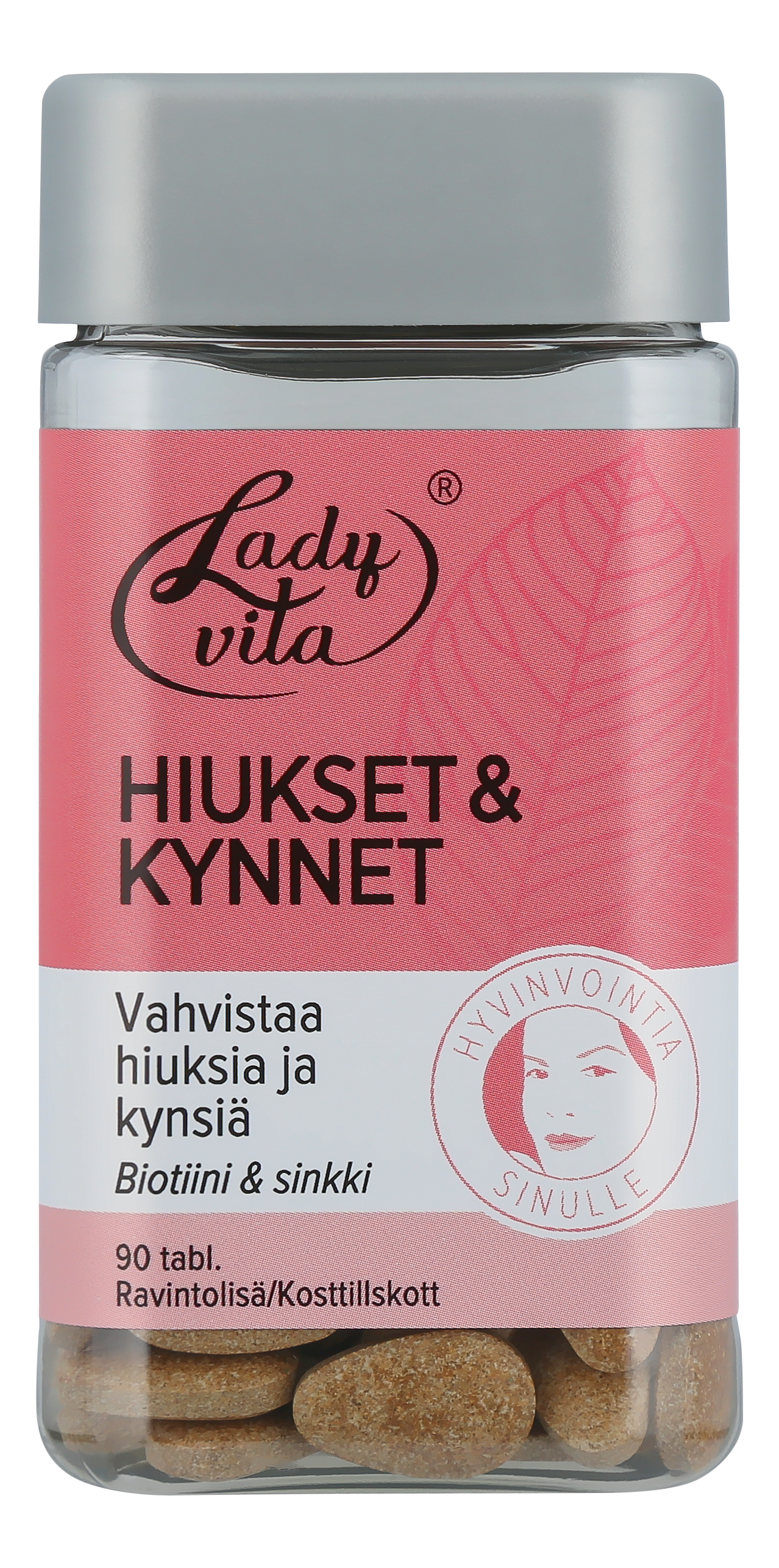 Ladyvita Hiukset & Kynnet tabletti 90 kpl
