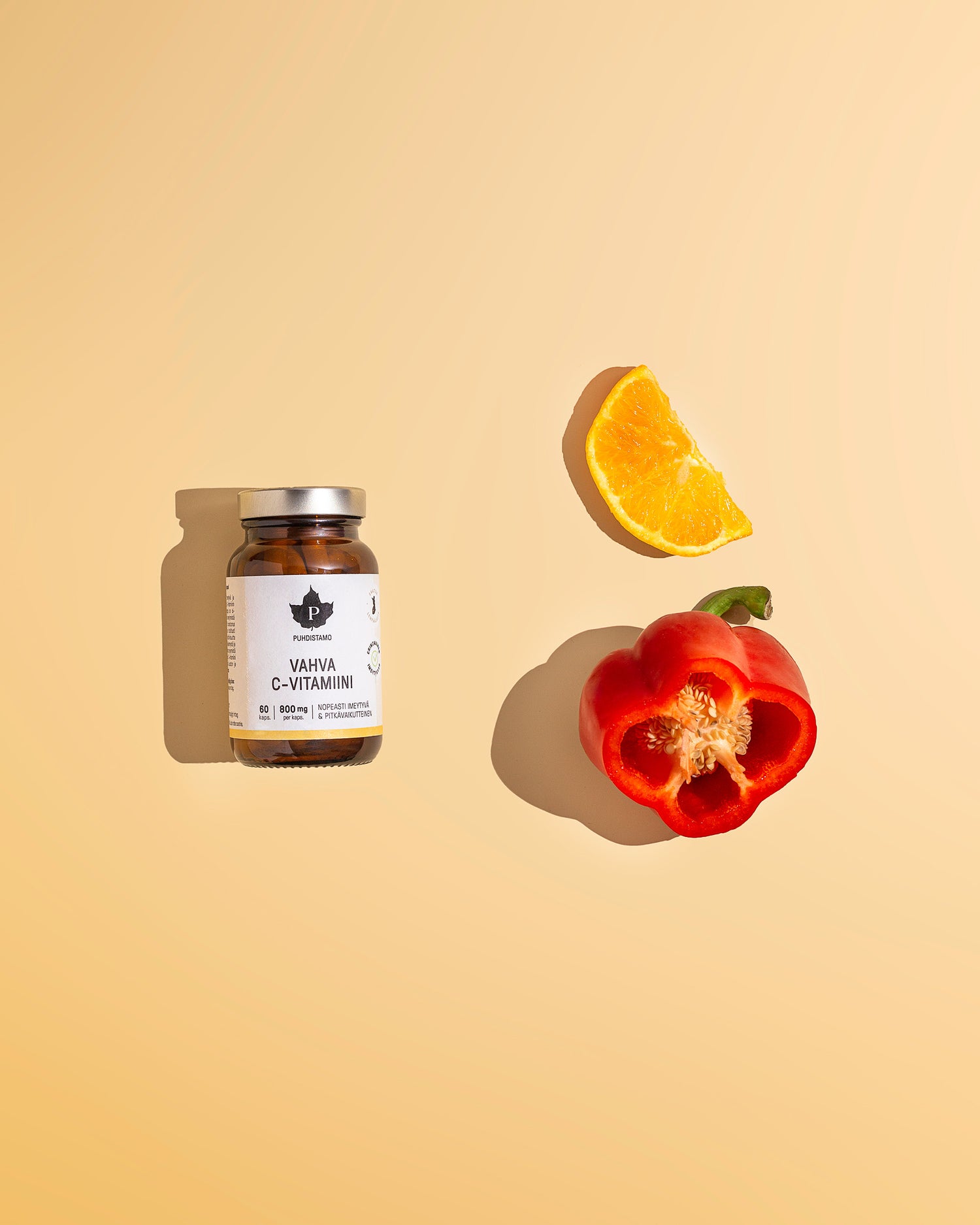 Puhdistamo Vahva C-vitamiini 60 kaps