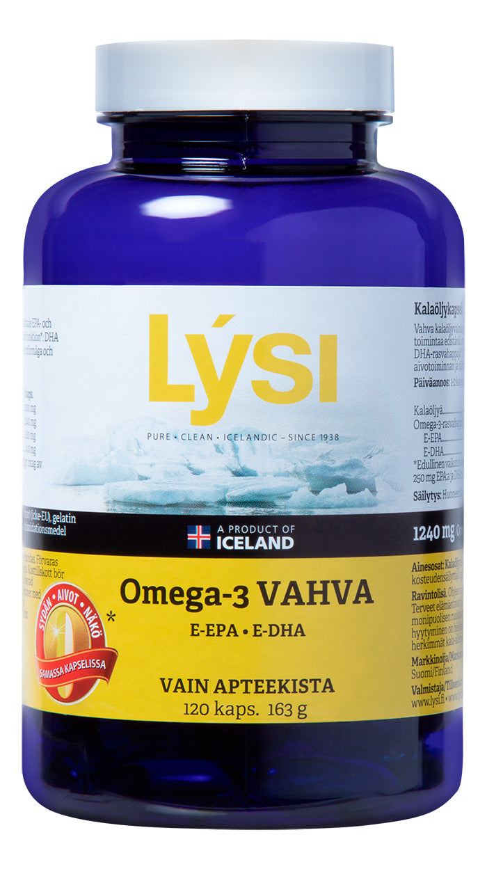 Lysi Omega-3 Vahva kapseli 120 kpl