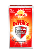 MINISUN SUPER DEFENCE SINKKIASETAATTI SITRUUNA-HUNAJA-INKIVÄÄRI 30 TABL