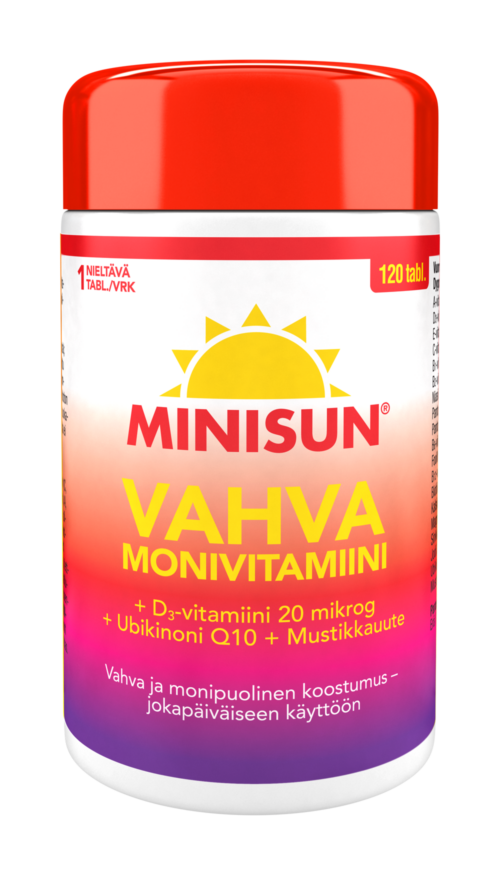 MINISUN MONIVITAMIINI VAHVA 120 tabl