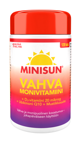 MINISUN MONIVITAMIINI VAHVA 120 tabl