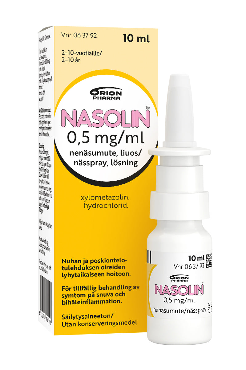 NASOLIN 0,5 mg/ml 10 ml