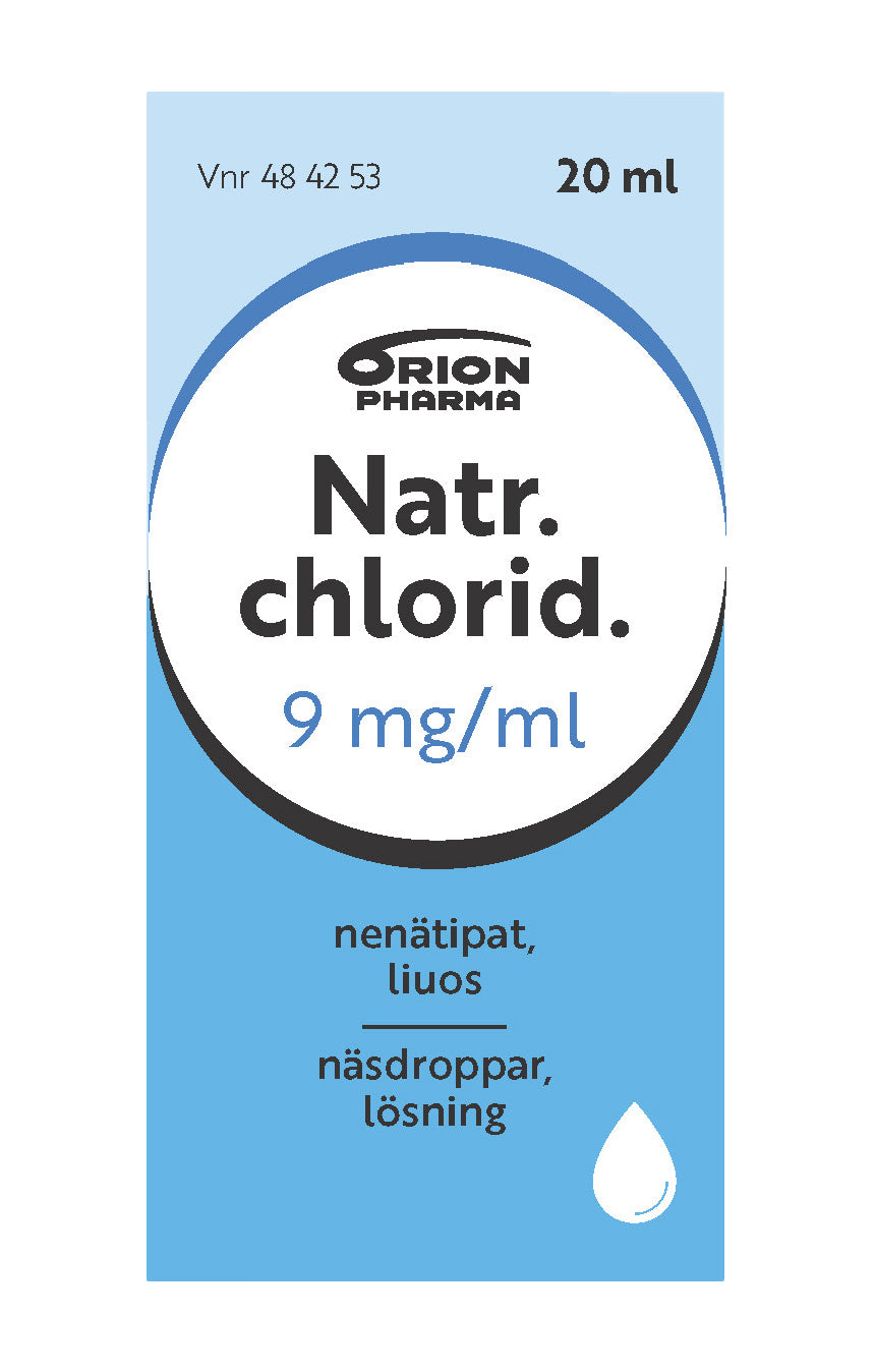 NATR. CHLORID. 9 mg/ml 20 ml nenätipat vauvalle