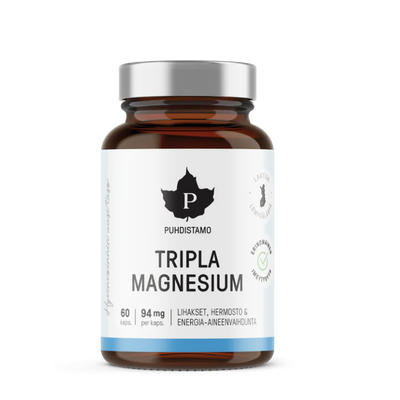 Palkinto: Puhdistamo Tripla Magnesium 60 kpl