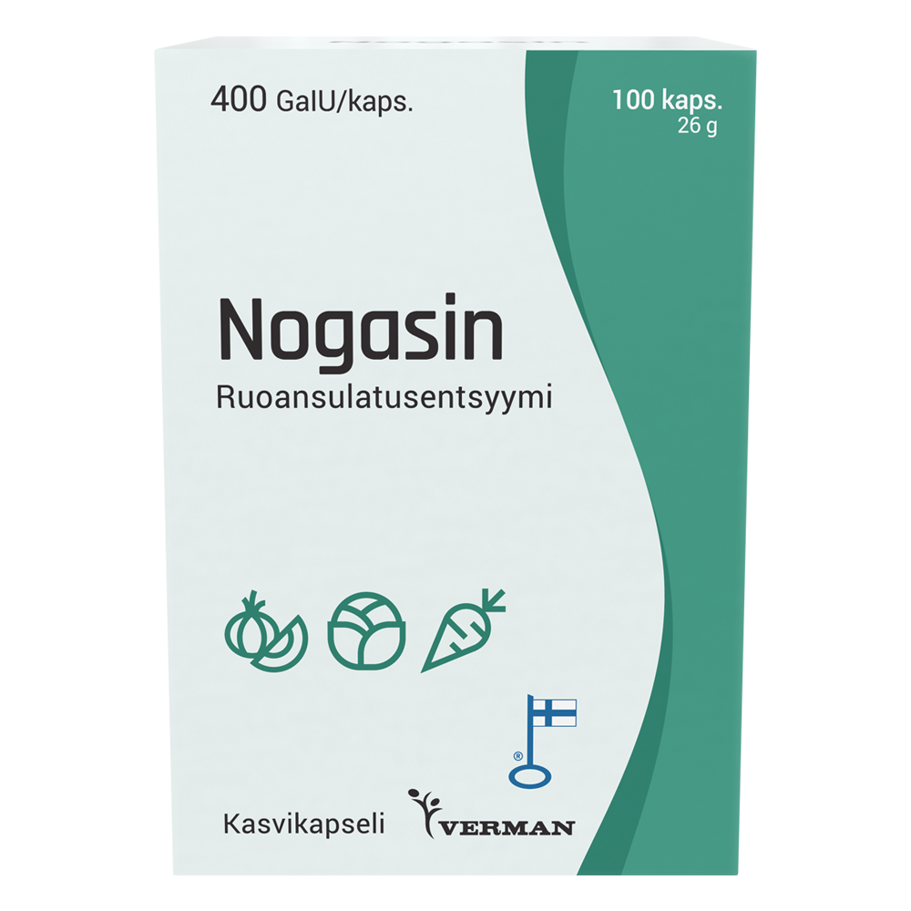 NOGASIN 400 GaIU KAPS - eri kokoja