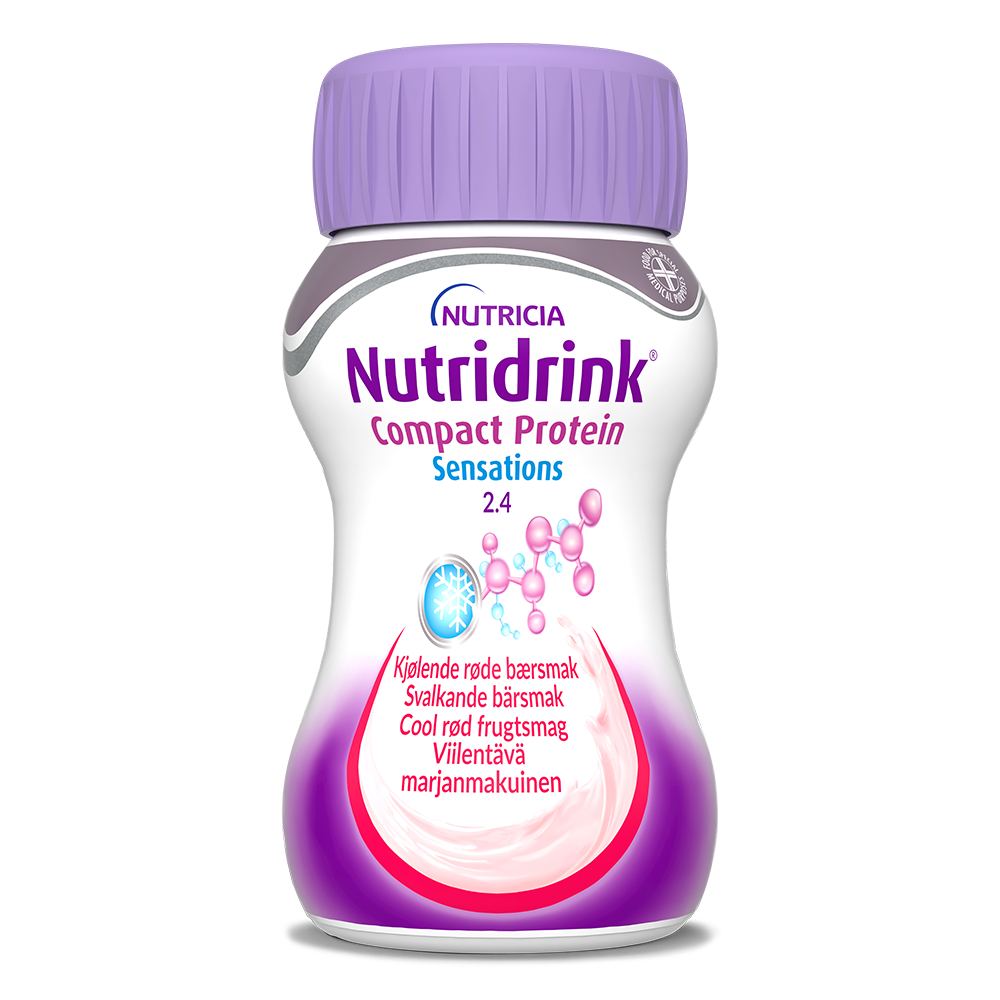 Nutridrink Compact Protein Sensations viilentävä marjanmakuinen 4 x 125 ml