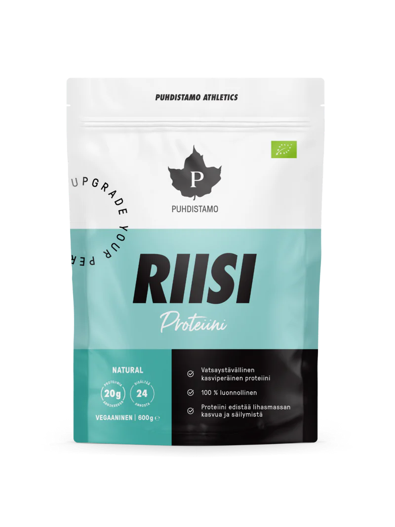 Puhdistamo Athletics Riisiproteiini, Natural 600g
