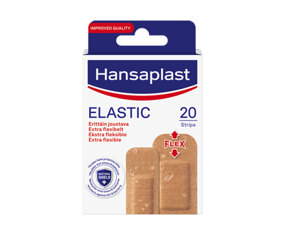 Hansaplast med Elastic strips 20 kpl