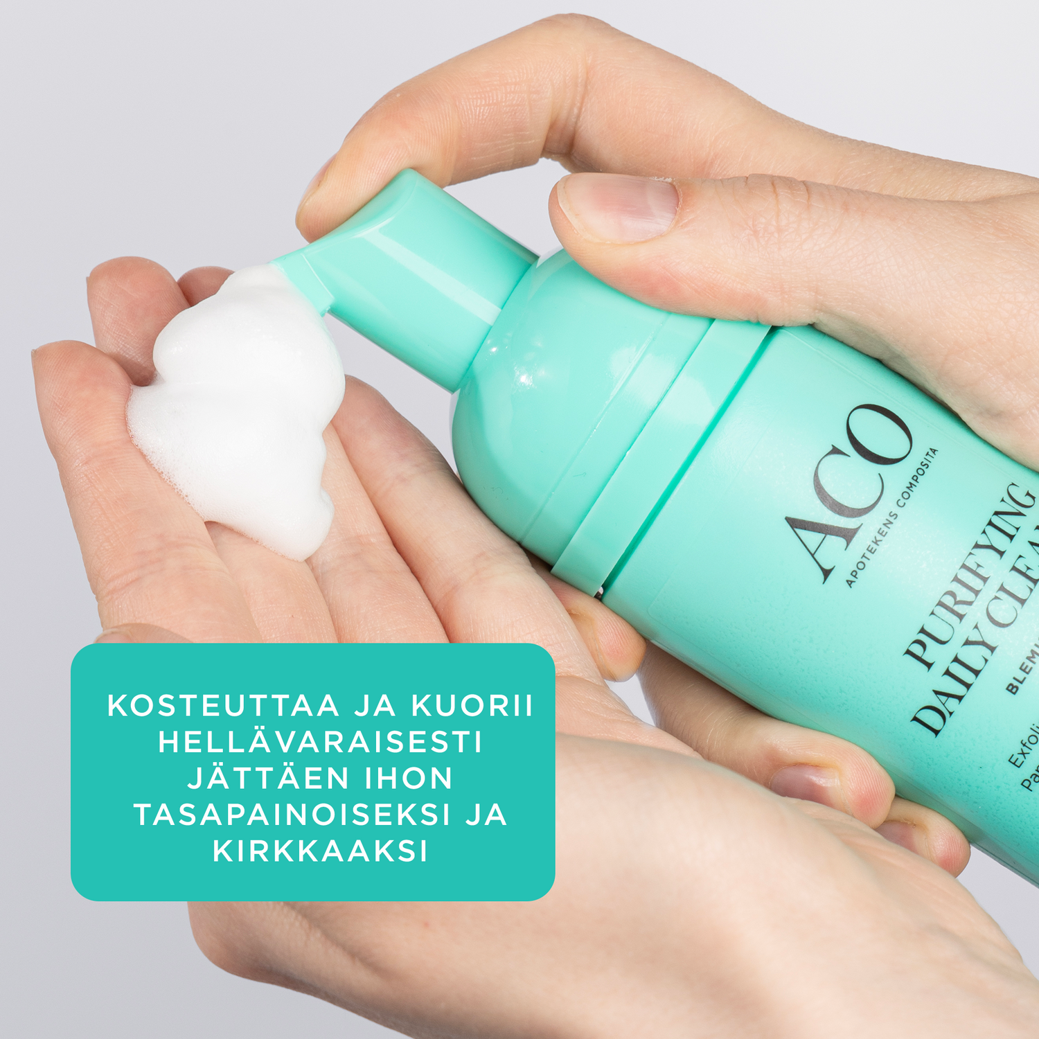 ACO Face Purifying Daily Cleanser kevyesti kuoriva puhdistusvaahto 150 ml